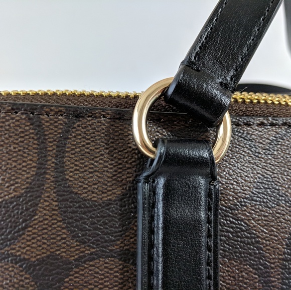 NEW WOMEN'S COACH (F29208) SIGNATURE BROWN LEATHER - Picture 6 of 8